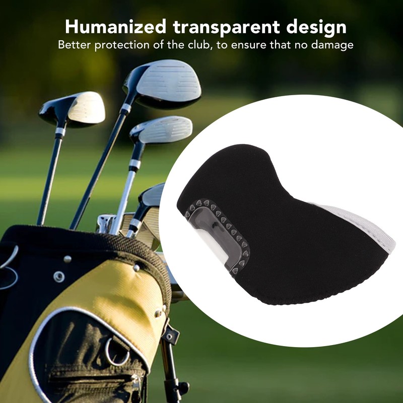 10 PCS Golf Iron Head Covers Golf Club Head Protective