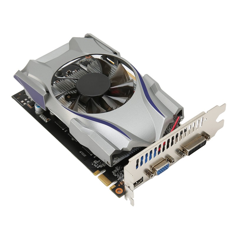 Gaming Graphics Card 1GB 128Bit GDDR5 PCI Express 2.0 3200MHZ