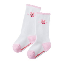 Miki House Hot Bisquets 74-9701-820 High Socks Set, Pink