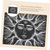 Ciieeo Simple Sun Pattern Wall Tapestry Hanging Decor for Living