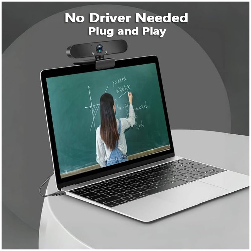 Gugxiom 1080P Webcam for Windows Hello Face Login, 120° Wide