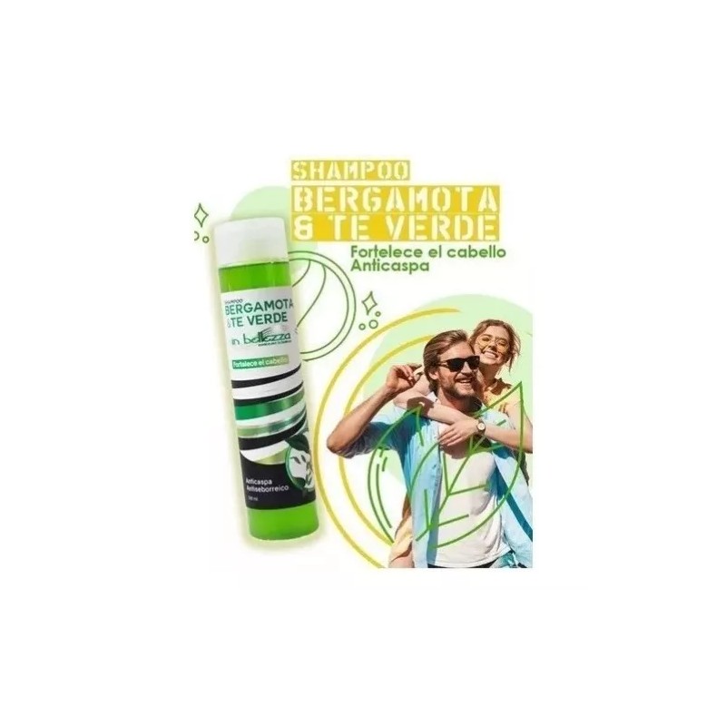Inbellezza Shampoo Bergamota Y Té Verde In Bellezza 3 Pzas.