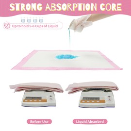 RAYGARD Puppy Pee Pads 24"x36" - 25 Count Super Absorbent Leak-Proof Disposable Dog Pee Training Pads for Puppies Dogs Cats and Rabbits