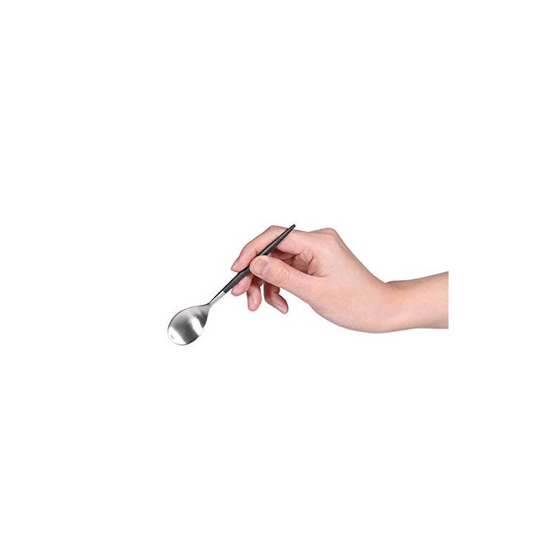Cutipol MI11 MIO Black Silver Teaspoon