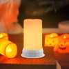 Vnicstick 2PCS LED Flame Effect Light,4 Modes Fire Lights, Candle
