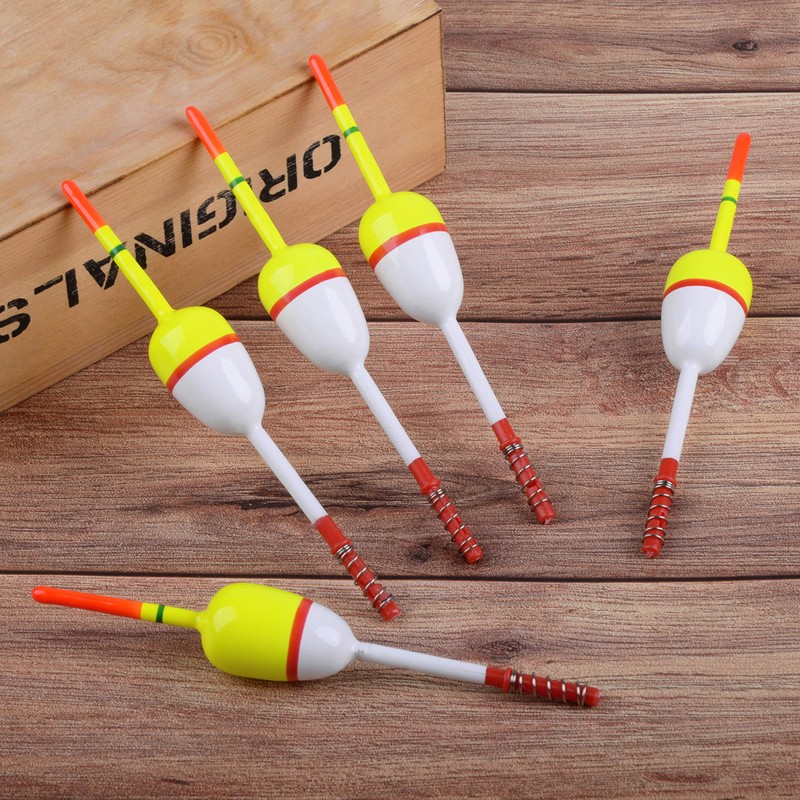 Floats Fishing Set Balsa Wood Float Oval Fishing Stopper Floats