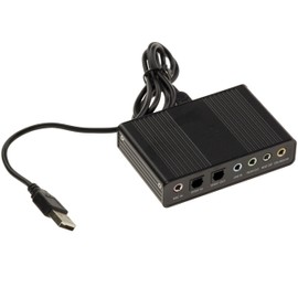 KALEA-INFORMATIQUE ©-External Sound Card USB 6 Channel 5.1-2 digital input and output SPDIF