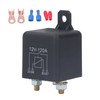 Starter Solenoid Car Start Relay Waterproof Brass Coil with Accessories