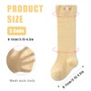 BHIPKOT 2 Pairs Unisex Baby Socks Soft Stockings Tall Knee