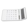 Calculator Solar Battery Powered Transparent Large Keys LCD Display Office