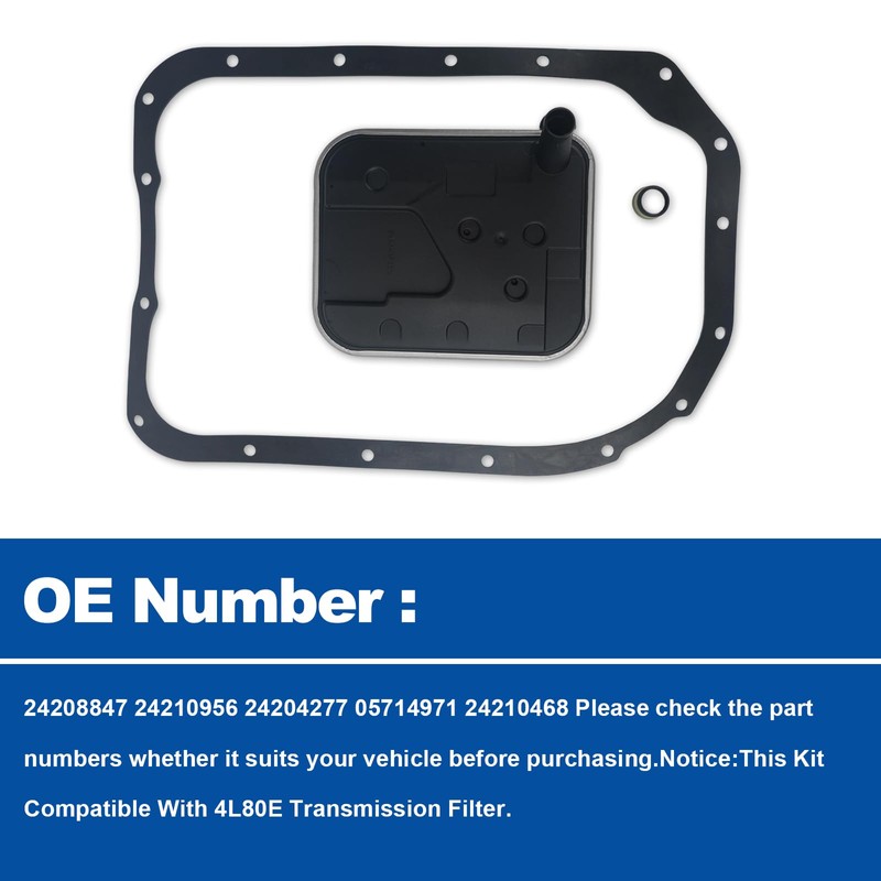 RARAYC 4L80E Transmission Filter and Gasket Kit