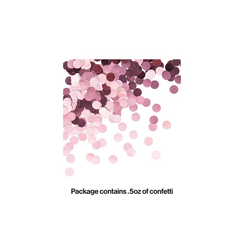 Creative Converting Rosé All Day Confetti, 0.5 oz, Pink