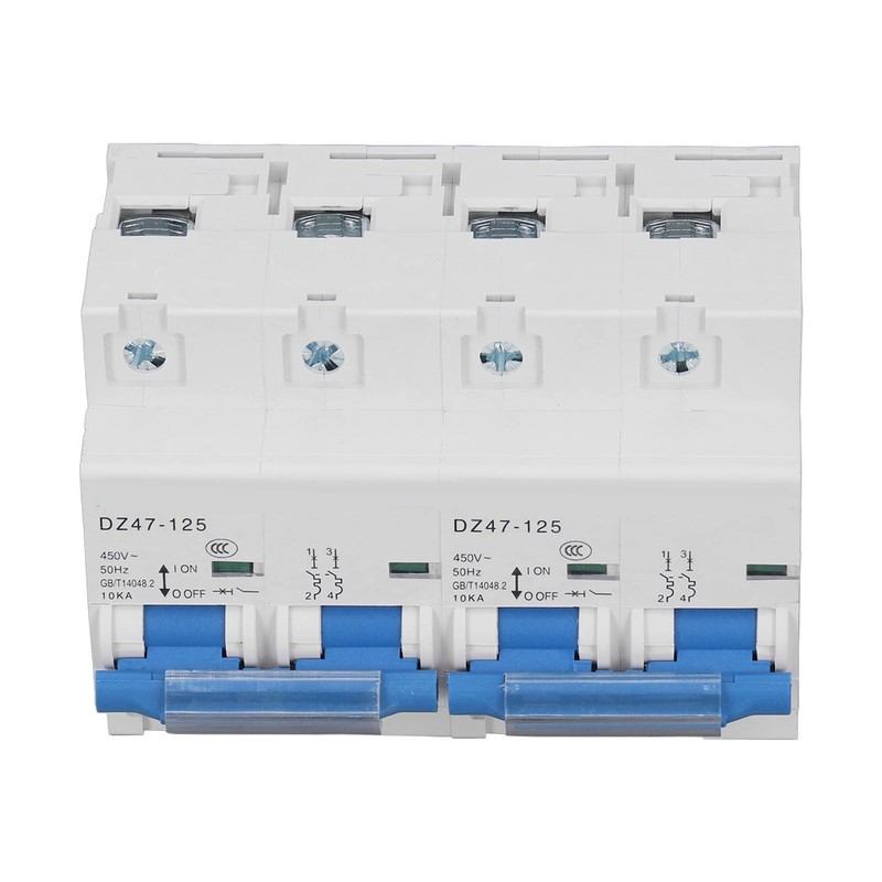 Interlock Circuit Breaker 10KA Breaking Capacity Rail Installation Mini Dual