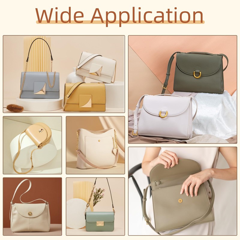 RAYNAG Leather Crossbody Strap Replacement, Adjustable Purse Strap, Handbag Shoulder