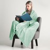 DecoKing Cuddly Microfiber Blanket Bedspread Fleece Faux Fur Blanket Fluffy