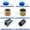 SHUIYUE Snooker Cue Trim Kit,Including Cue Tips, Billiard Cue Protector,Cue
