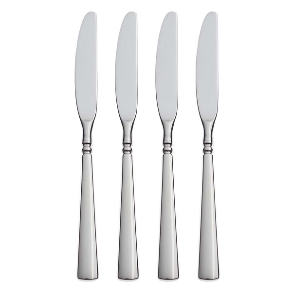 Oneida 2267004F Easton Fine Flatware Dinner Knives, Set Of 4, Metallic