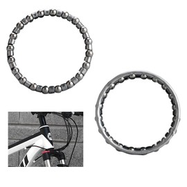 Pack of 30 Bicycle Ball Bearings Bicycle Headset Ball Ring Front Fork Cage Ball Bearing 40 mm Steel Ball Bearing with 20 Balls Cage Ball Bearing Handlebar Steering Ball Bearing Ball Retainer for