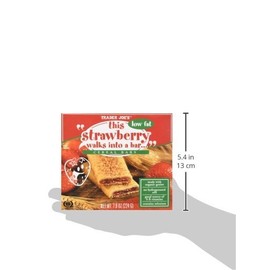 Trader Joe's"This Strawberry Walks Into A Bar" Low Fat Cereal Bars - 6 Bar Box (7.8oz)