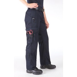 5.11 Tactical Women's EMS Pants, Regular Fit, 19 Pockets, Gusseted, Style 64301, Dark Navy 2, 4 Regular