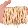 Foshine Rubber Bands 150Pcs Beige 4.8inch/12cm Big Wide 0.125inch/0.3cm Elastic