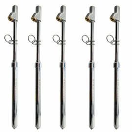 150 Psi Professional Semi Truck Tire Pressure Gauge and Dually Truck Air Gauges. for RV Tire Pressure, Cars, and Drivers with Bad Knees. Dual Head Chuck and Heavy Duty Design. 5 Gauges