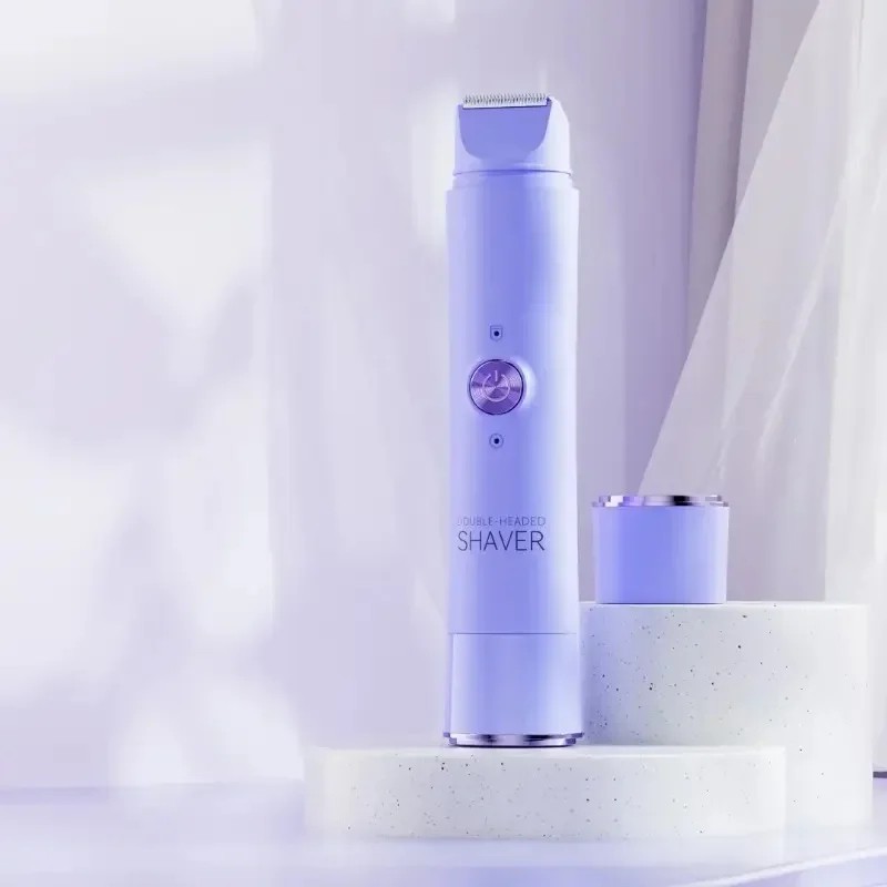 Women’s Electric Hair Remover for Body Grooming – Dual-Head Rechargeable