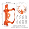 CNC 2 x Orange Aluminium Mountain Bike Bicycle Bottle Cage
