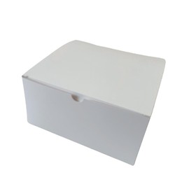 A Little Extra Co 6- Pack - White Gift Box - 8” x 8” x 4” - Sturdy Gift Boxes, For Party Favors, Weddings, Crafts, Special Occasions - Recyclable, Easy to assemble Cardboard Boxes
