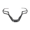 Tocatus ABS Carbon Fiber Black Steering Wheel Bezel Decorative Trim