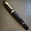 JH159 Rollerball and Ballpoint Pens (Black+Gold Clip)