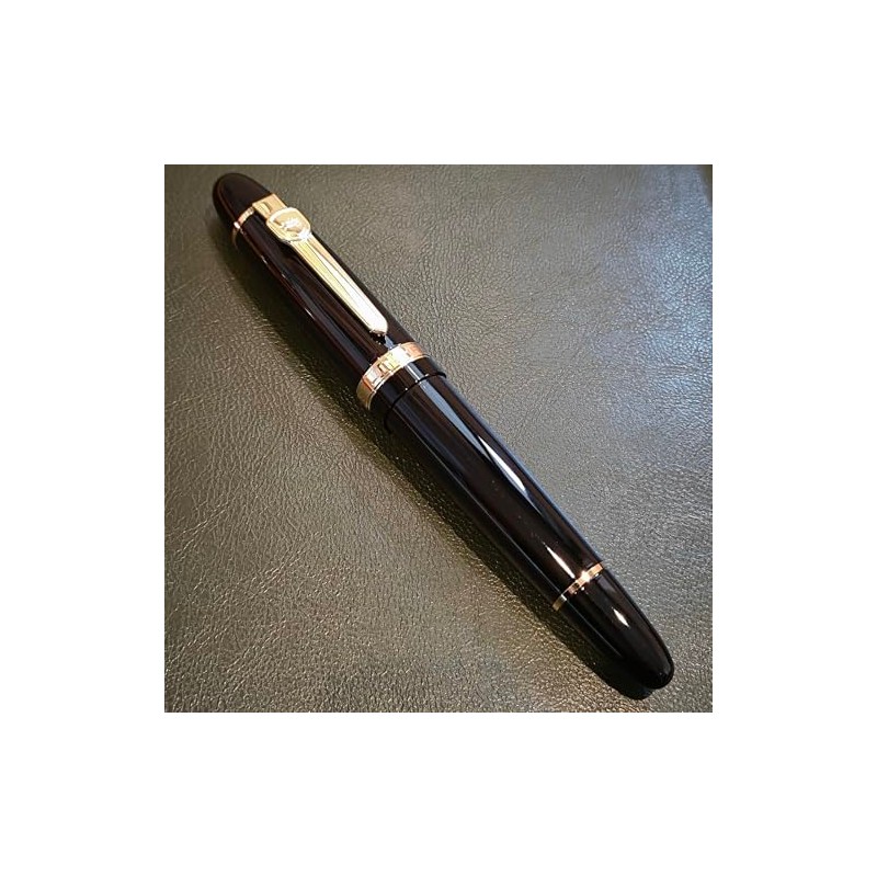 JH159 Rollerball and Ballpoint Pens (Black+Gold Clip)