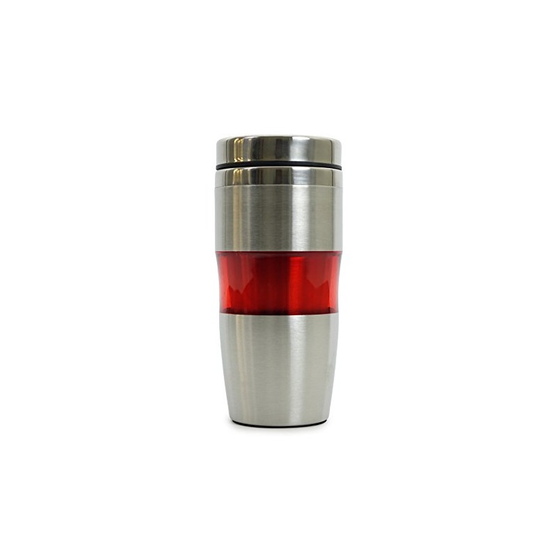 NuFazes 16 Oz Red Double Wall Stainless Steel Bottle Tumbler