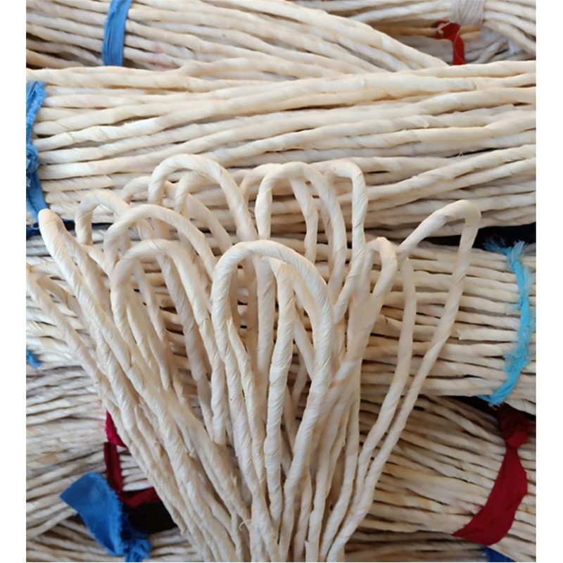 UXOWOXU 20 Yards 6.8MM Natural Real Corn Husks Rope for