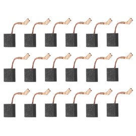 sourcing map 20 Pack Carbon Brushes Set Replaces 14x12x6.5mm for Most Power Tools Electric Hammer Drill Motor Circular Saws Replacement Part