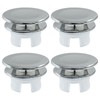Waziaqoc 4 Pack Sink Basin Overflow Trim Ring Solid Brass