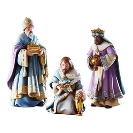 Bethlehem Nights Three Kings Bearing Gifts Nativity Figurines, 6 Inch