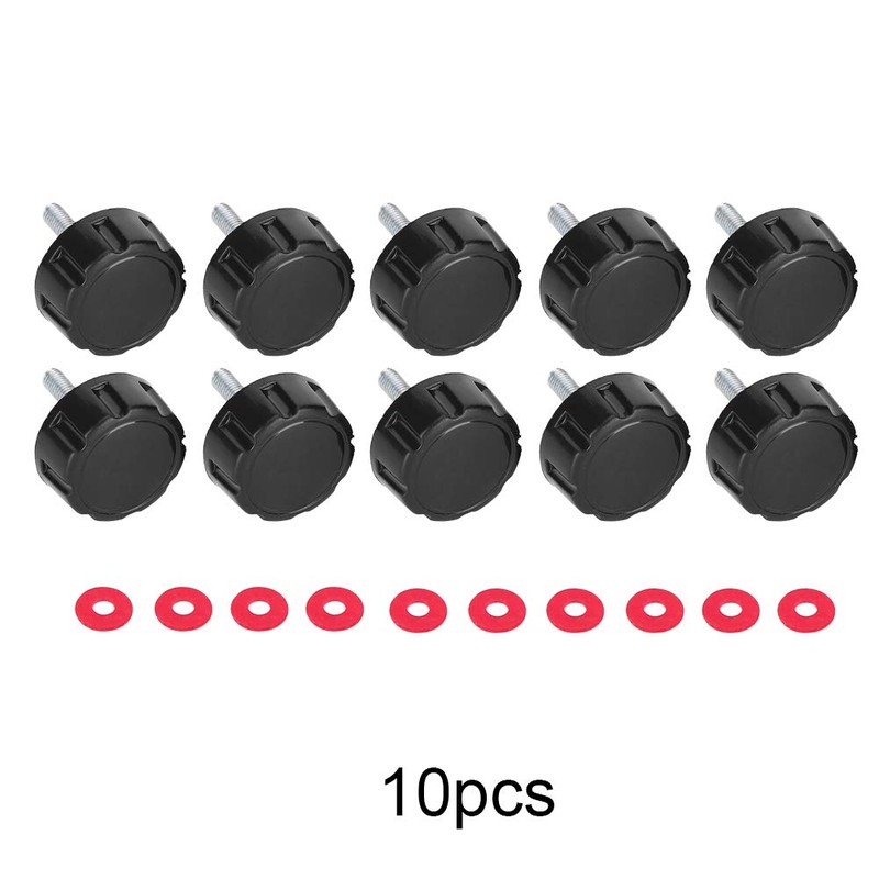 10 Pcs Spinning Reel Handle Caps & Gaskets, Practical Durable