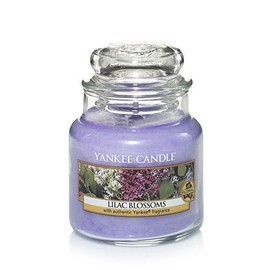 Yankee Candle Lilac Blossoms Small Jar Candle, Floral Scent