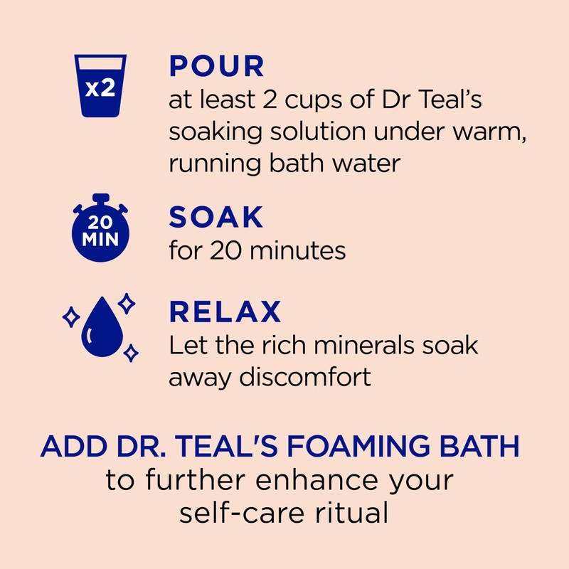 Dr Teal's Pure Epsom Salt Stress Relief with Ginseng &