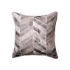 Natural Torino Cowhide Throw Pillows with Poly Insert | Chevron