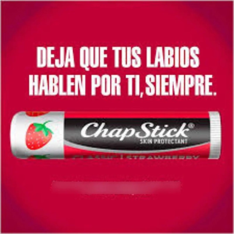 Bálsamo Labial Chap Stick Fresa 4 Gr