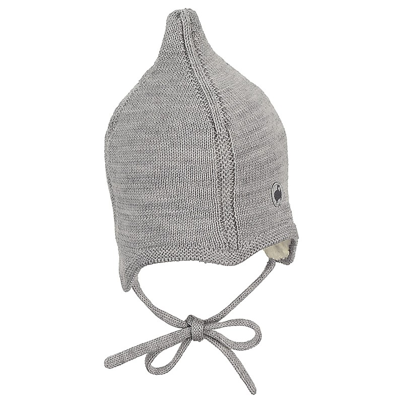 Sterntaler Unisex Baby Zipfli Knitted Hat, Silver melange
