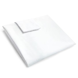 Vekkia Queen Size Bed Wedge Pillow Replacement Cover(White 60"x8"x6")