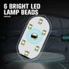 2Pcs Car Interior LED Sensor Light USB Rechargeable Touch Switch