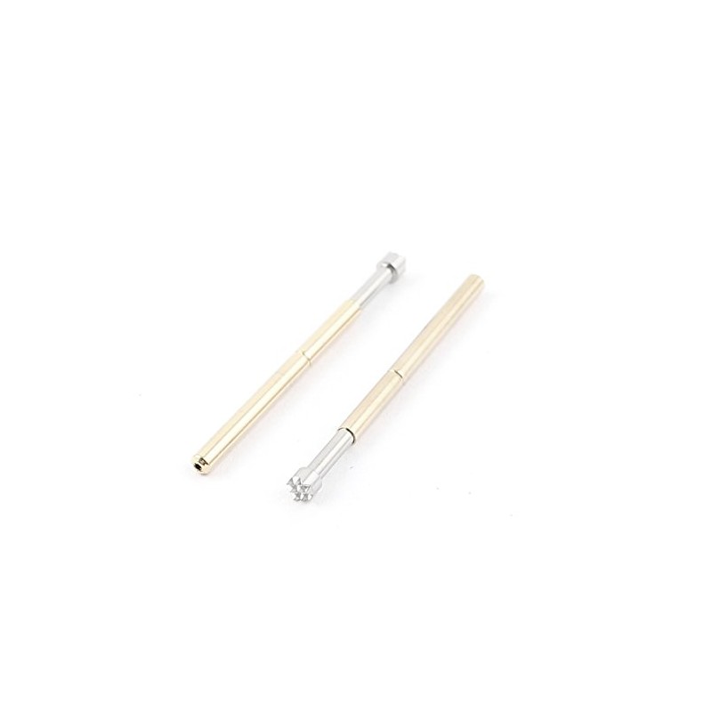 Sourcingmap 40Pcs P125H 2.5mm Crown Tip Spring Test Probes Pins
