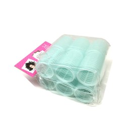 Set of 12-40mm (1-1/2”) Self Grip Hair Rollers Pro Salon Hairdressing Curlers Large For Long Hair