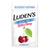 Luden's Sugar Free Wild Cherry Throat Drops, Sore Throat Relief,