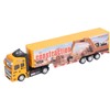 Transport Cart Toy Educational Simulation Alloy Plastic Pull Back Carrier