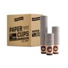 1000 Disposable Paper Cups | Hot Coffee Tea Drinking Cups